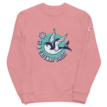 Load image into Gallery viewer, K8s is a gateway drug // Unisex eco sweatshirt